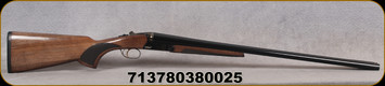 TriStar - 12Ga/3"/28" - Phoenix -  SxS Break Action Shotgun - Turkish Walnut/Case Hardened Receiver/Blued Barrels, Gold Trigger,CT-5 Chokes, Mfg# 38002 - STOCK IMAGE