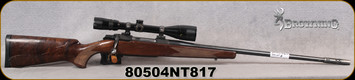 Consign - Browning - 300WinMag - A-Bolt - Walnut Stock/Blued Finish, 24"Barrel, muzzle brake - 100 rounds fired - c.w Bausch & Lomb Balvar, 2.5-10x30mm, plex reticle