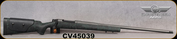 Used - Christensen Arms - 7mmRemMag - Mesa Long Range - Black w/Green Web Synthetic Stock w/Adjustable Cheek Riser/Matte Grey Cerakote Finish, 26"Barrel, Muzzle Brake