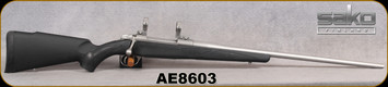Used - Sako - 7mmRemMag - Model 85L - Black Composite Stock/Matte Stainless, 24.3"Barrel, c/w 30mm stainless rings
