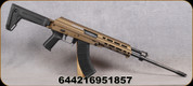 M+M Industries - 7.62x39mm - M10X-Z DMR Short Handguard - Long-stroke gas piston rifle - FDE, 18.6?Barrel