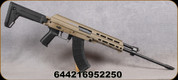 M+M Industries - 7.62x39mm - M10X-Z DMR Short Handguard - Long-stroke gas piston rifle - Burnt Bronze, 18.6?Barrel