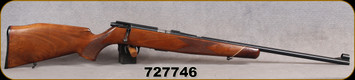 Consign - Voere Voehrenbach - 22Mag - Deluxe - Checkered Select Walnut stock w/Rosewood forend cap/Blued Finish, 21.25"Barrel, Detachable magazine, hooded front sight