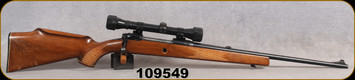 Used - CIL - Savage - 30-06Sprg - Model 950C - Bolt Action Rifle - Walnut Monte Carlo Stock w/Rollover cheekpiece/Blued Finish, 22"Barrel, c/w Weaver K4 60-C, Crosshairs reticle, Weaver Rings