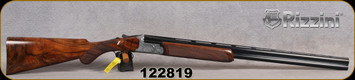 Rizzini - 16Ga/2.75"/28" - Aurum - Select Turkish Walnut Stock w/ Checkered Prince of Wales Grip, Rounded Forend/game scene & ornamental scroll engraving Coin Finish Receiver/Blued Barrels, Single Select Trigger, Auto Ejectors, S/N 122819