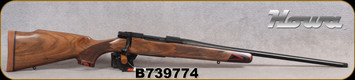 Howa - 7mm-08Rem - M1500 Super Deluxe - Bolt Action Rifle - Deluxe Turkish Walnut Stock w/Laminate Caps/Blued Finish, 22"Threaded(1/2"-28)Barrel, Hinged Floorplate, Mfg# HWH708LUX, S/N B739774