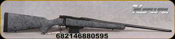 Howa - 7.62x39 - 1500 Mini Action HS Precision - Bolt Action Rifle - Grey w/Black Web HS Precision Stock/Blued, 22"Threaded(1/2x28)Barrel, detachable magazine, Mfg# HHS762GRYBLK