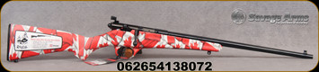 Savage - 22LR - Rascal Canadian Flag Series - Bolt Action Rimfire - Canadian Flag Camo Synthetic Stock/Blued Finish, 16.25"Barrel, Adjustable peep sights, Adjustable AccuTrigger, Mfg# 13807