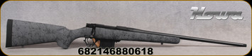 Howa - 223Rem - 1500 Mini Action HS Precision - Bolt Action Rifle - Grey w/Black Web HS Precision Stock/Blued, 22"Threaded(1/2x28)Barrel, detachable magazine, Mfg# HHS223GRYBLK