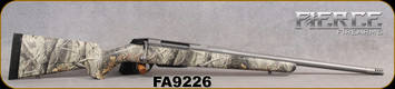 Consign - Tikka - 450Bushmaster - T3X Stainless - Bolt Action - Synthetic Stock Realtree Hardwoods/Stainless Finish, 19"Pacnor Barrel, Muzzle Brake & Cap - Corlanes Build - only 100rds fired - in original box