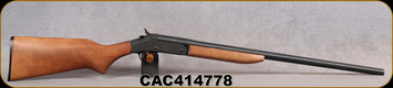 Consign - Harrington & Richardson - 20Ga/3"/26" - Pardner - Break-Action Shotgun - Walnut Stock/Blued Finish, Modified choke, brass bead front sight