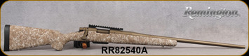 Used - Remington - 243Win - Model 700 Custom - Tan w/white web HS Precision Stock/Burnt Bronze Cerakote, 24"Barrel, #2 Contour, Timney Trigger, 25MOA Rail, HS Precision Detachable Magazine kit