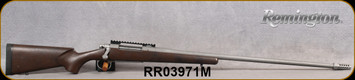Used - Remington - 338Edge - Model 700 Custom - Brown w/Black web Grayboe Expedition Stock(bedded)/Matte Stainless, 29"Bob Jury Threaded Barrel, Triggertech special trigger - see description for more details