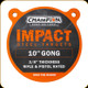 Champion - AR500 Impact Steel Target - 10" Gong - 3/8" Thick - Orange - 44911C