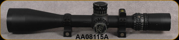 Consign - Nightforce - NXS, 5.5-22x50mm, MOAR Reticle UHV, Illuminated Center(no battery), Nightforce rings, level, Zero-Stop, .250 MOA, 30mm tube - in non-original NF box