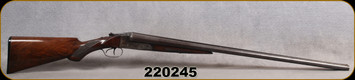 Consign - Ithaca - 12Ga/2.75"/30" - Flues - SxS Shotgun - Grade AA Walnut Stock/Case Hardened Receiver/Damascus Barrels(sound), Suitable for lead shot trap/skeet loads - low rounds fired