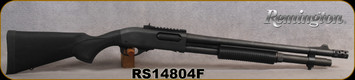 Consign - Remington - 12Ga/3"/18.5" - Model 870 Tactical - Pump Action Shotgun - Black Synthetic Stock/Matte Black Finish, Tactical Brake, XS rear Peep sight