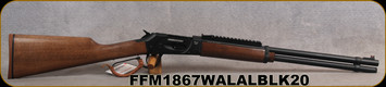 Federation Firearms - 410Ga/2.5"/20" - Model 1867 - Lever Action Shotgun - Turkish Walnut Stock/Aluminum Receiver/Matte Black Finish, 7+1 capacity, C, M, F chokes - Mfg# FF-M1867-WAL-AL-BLK-20 - STOCK IMAGE