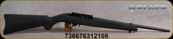 Ruger - 22LR - 10/22 Carbine - Black Synthetic Stock/Satin Black, 18.5"Barrel, Detachable 10-round rotary magazine, Mfg# 31210