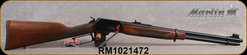 Marlin - 44 Rem Mag/44 Spl - Model 1894 Classic - Ruger/Marlin - American Black Walnut Stock/Blued Finish, 20.25"Cold Hammer Forged Alloy Steel Barrel - Mfg# 70401, S/N RM1021472