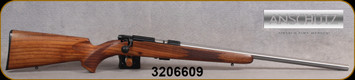 Anschutz - 22LR - Model 1710 HB ES Walnut Classic - Bolt Action - Walnut Classic Stock/Blued Action/Stainless, 23"Heavy Barrel, Tuning Two-Stage Trigger, Mfg# 016070, S/N 3206609