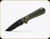 Benchmade - Redoubt - 3.53" Serrated Blade - CPM-D2 Tool Steel - Ranger Green/Forest Green Grivory Handle - 431SBK-1 