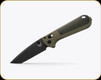 Benchmade - Redoubt - 3.53" Straight Blade - CPM-D2 Tool Steel - Ranger Green/Forest Green Grivory Handle - 431BK-1