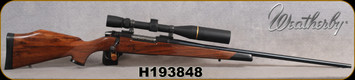 Consign - Weatherby - 270WbyMag - Mark V Deluxe - AA grade Claro walnut Monte Carlo stock w/ebony forend tip & Grip Cap/Blued, 26"Barrel - c/w Leupold VX3i, 4.5-14x40, B&C reticle