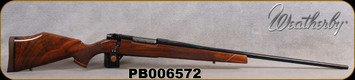 Consign - Weatherby - 257WbyMag - Mark V Deluxe - AA grade Claro walnut Monte Carlo stock w/rosewood forend tip &Grip Cap/Blued, 26"Barrel