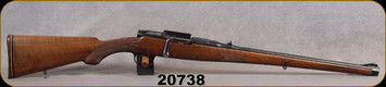 Consign - Mannlicher Schoenauer - 6.5x54 - Model 1903 - Walnut Full-Stock/Blued, 20"Barrel - Cracked Stock-Wrist repaired