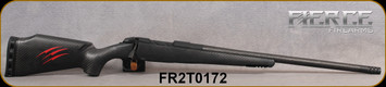 Fierce - 6.5PRC - CT Rage - Blackout C3 Carbon Rage stock/Black Fierce Triad 3-lug action/Black Cerakote Finish, 22"Fierce C3 Carbon Fiber barrel, radial brake, S/N FR2T0172