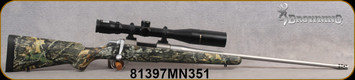 Consign - Browning - 325WSM - A-Bolt Stainless - Mossy Oak Break-Up Camo Synthetic Stock/Stainless, 23"Barrel, Muzzle Brake, Bushnell Elite 6500, 2.5-16x42, DOA 600 - Brass & Ammo available from seller at additional cost - contact store for details