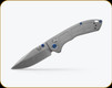 Benchmade - Mini Narrows - 2.98" Blade - CPM-20CV Stainless Steel - Gray 6AI-4V Titanium Handle - 743