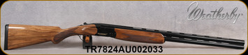 Weatherby - 12Ga/3"/28" - Orion II - O/U - Gloss Finish Grade AA Walnut Prince of Wales Grip Stock/Blued, Vent-Rib Barrels, Auto Ejectors, F,M,IC Chokes, Mfg# OR21228RGG, S/N TR7824-AU002033