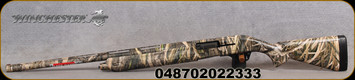 Winchester - 12Ga/3.5"/26" - SX4 Left Hand Waterfowl Hunter - Camo - Synthetic Stock/Mossy Oak Shadow Grass Habitat Finish, Invector-Plus Choke System, TRUGLO fiber-optic sight, Mfg# 511283291