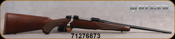 Ruger - 308Win - M77 Hawkeye Compact - American Walnut Stock/Hawkeye Matte Stainless Finish, 16.5"Barrel, 1:9"Twist, LC6 trigger, Mfg# 37138, S/N 712-76873