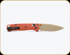 Benchmade - Bugout - 3.235" Blade - CPM-S30V Stainless Steel - Rust Orange Grivory Handle - 535TN-10