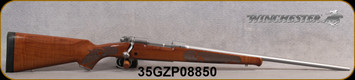 Consign - Winchester - 30-06Sprg - Model 70 Featherweight Stainless Dark Maple - Satin finish AAAA dark maple stock w/Cut checkering & Schnabel forearm/Matte Stainless, 22"Featherweight Contour Barrel, Mfg# 535236228 - in orig.box