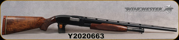 Used - Winchester - 12Ga/2.75"/26" - Model 12 Field - Hammerless Repeating Shotgun - Grade AA Walnut Stock & Forend w/Diamond checkering/Blued Finish, Imp.Cyl choke - Unfired, in original box (pictured)