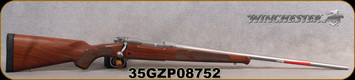 Consign - Winchester - 300WinMag - Model 70 Featherweight Stainless - Satin finish Grade I walnut stock/Matte Stainless, 24"Barrel, 3 round Hinged Floorplate, Mfg# 535234233, unfired, in original box