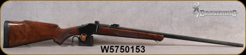 Consign - Browning - 340WbyMag - Model B78 Custom - Gloss Walnut Monte Carlo Stock/Blued Finish, 28"Octagonal Barrel, Browing Scope Bases