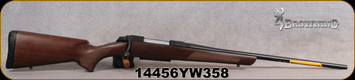 Browning - 270Win - AB3 Hunter - Bolt Action Rifle - Classic Checkered Walnut Stock/Matte Blued, 22"Barrel, 5rd Detachable Box magazine, 1:10"Twist, Mfg# 035801224, S/N 14456YW358