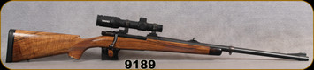 Consign - Mauser - 416Taylor - Model 1908 Custom - French Walnut Stock w/ Ebony Forend Tip/Blued Finish, 24"Chrome Moly Barrel, Express Sights - c/w RCBS Dies, 38pcs.headstamped brass, Steiner P4Xi, 1-4x24, P3TR reticle - see desc.for more details