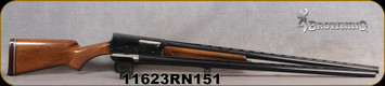 Consign - Browning - 12Ga/3"/30"/32" - Auto 5 2-Barrel set - Semi-Auto Shotgun - Walnut Stock/Blued Finish, 30"has removable Invector I/C Choke, 32" fixed I/M - in two-tone brown soft case