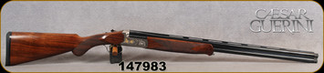 Consign - Caesar Guerini - 20Ga/3"/28" - Tempio Light - Turkish Walnut Prince of Wales stock w/Schnabel Forend/Coin finish ornato scroll engraved Receiver/Blued Barrels, 5 Precision Flush& 5 Briley Black Oxide Ext.chokes - in orig.case