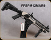 Federation Firearms - 12Ga/3"/9" - SPM-12 - Magazine Fed Pump Action Shotgun - Marine Finish - Adjustable Stock, Full-Length Polymer barrel rail, flash hider, flip-up sights, (1)10rd magazine, Mfg# FF-SPM12-MAR-9