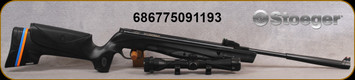 Stoeger - .177Cal - RX20 TAC Combo - 1200FPS, Black Synthetic/Blued Finish, 18" Barrel, 4x32 Scope, Mfg# S8005ETAC1 - PAL REQUIRED