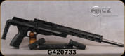 Consign - CZ - 223Rem - Model 600 TA1 Trail - Polymer Chassis w/AR-15 Style PG/M-LOK Handguard/Aluminum Receiver, 16.2" Semi-Heavy CHF Barrel, 1:7" - Mfg# 6004-6405-7823032 - only 100rds fired - c/w (3)mags, manual, bolt dis.tool - in orig.box