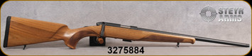 Steyr Mannlicher - 22LR - Zephyr II - European walnut w/fish scale pattern stock & Schnabel Forend/Mannox Finish, 19.7"Threaded(1/2-28")Barrel, No Sights, Mfg# 70.053.1A0, S/N 3275884