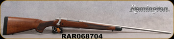 Consign - Remington - 270Win - Model 700 SS - Walnut Stock w/Ebony Forend Tip & Grip Cap/Stainless Finish, 24"Barrel, Jeweled Bolt - only 25 rounds fired